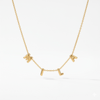 Bubble Letter Initial Pendant