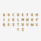 Bubble Letter Initial Pendant