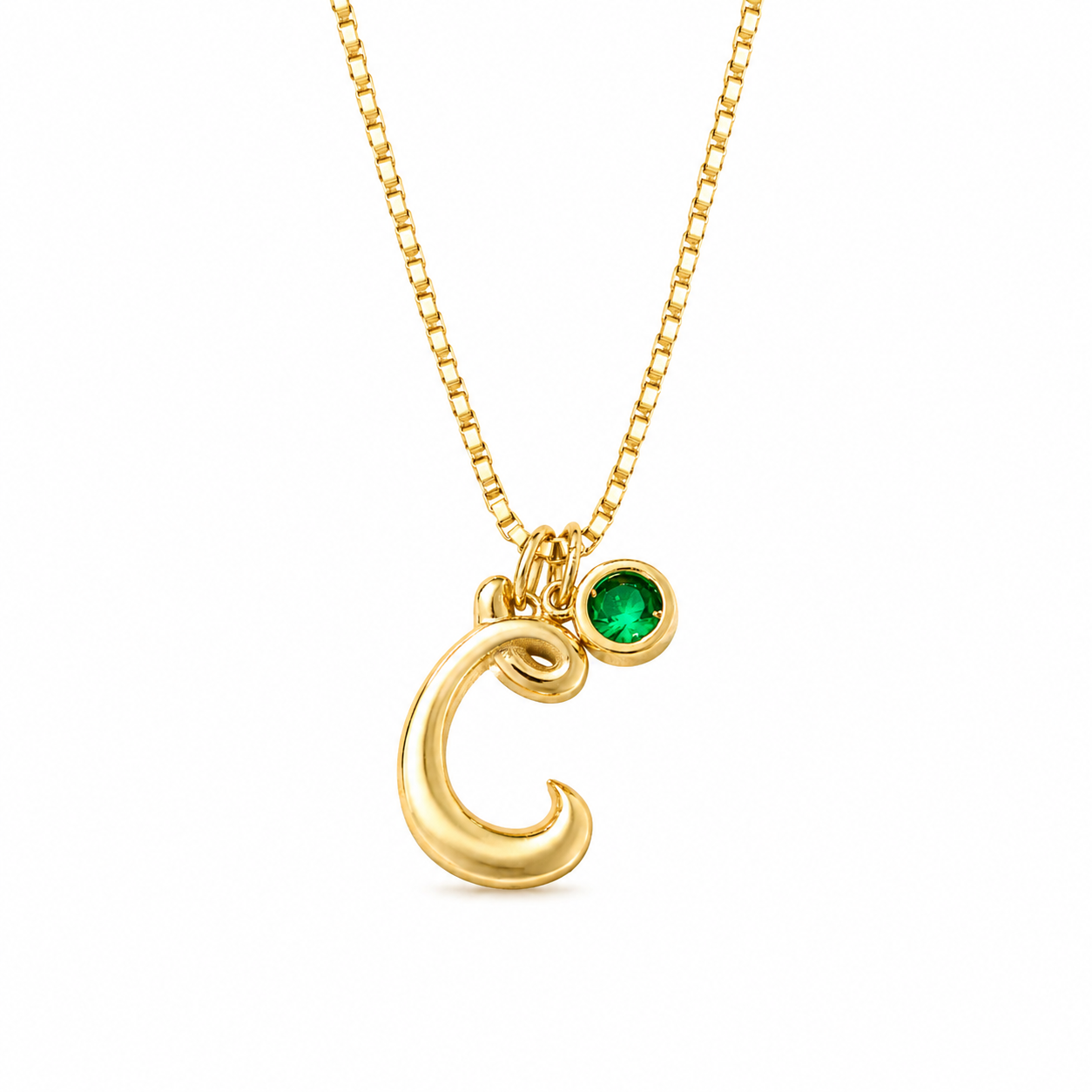 Personalized Gold Initial Necklace
