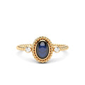 Oval Sapphire Ring