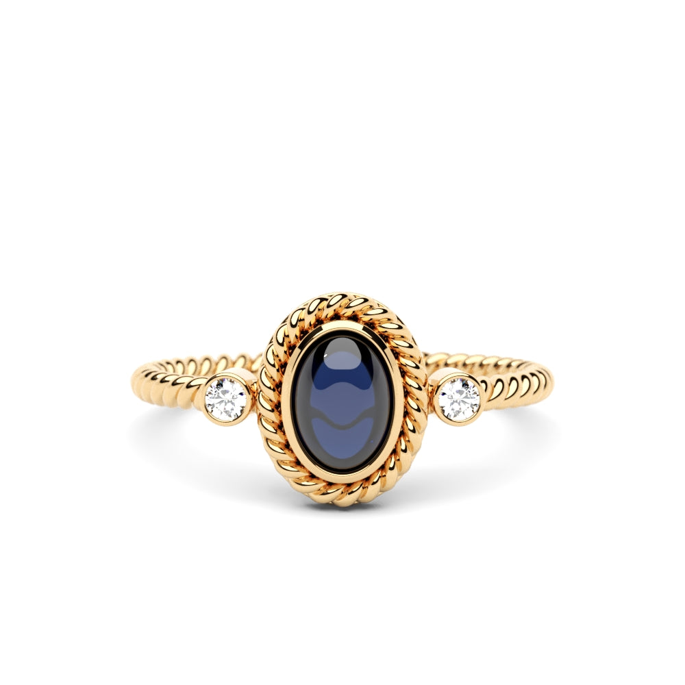 Oval Sapphire Ring