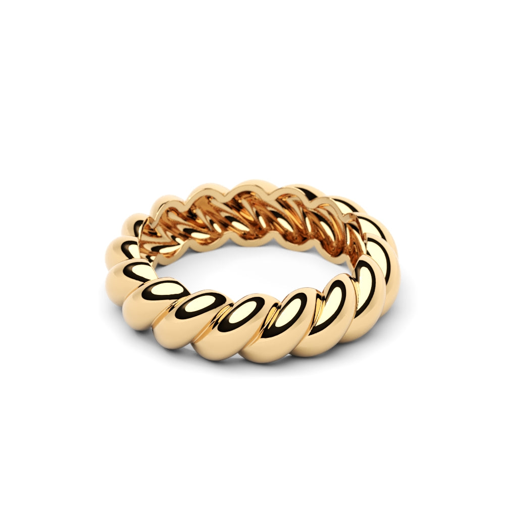 Braided Gold Ring
