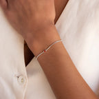 Baguette Birthstone Bracelet