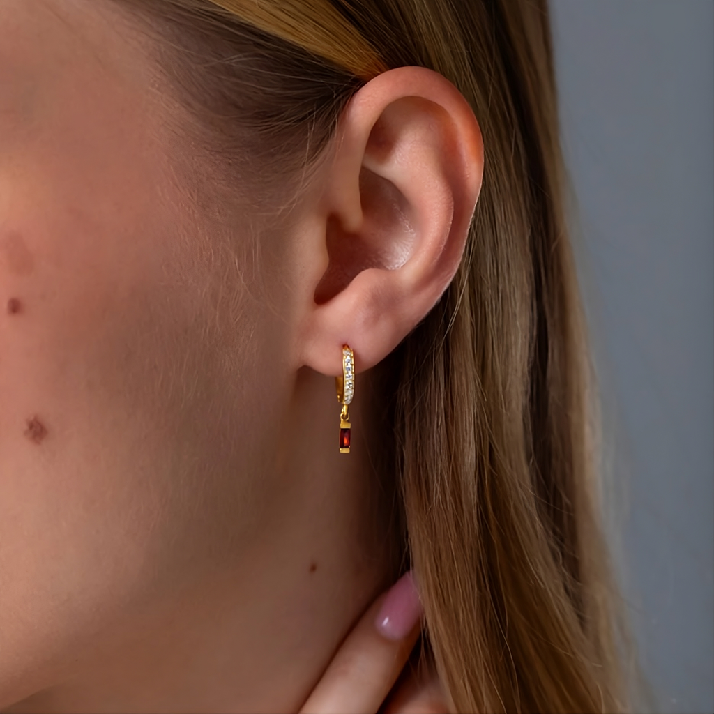 Diamond Drop Earrings
