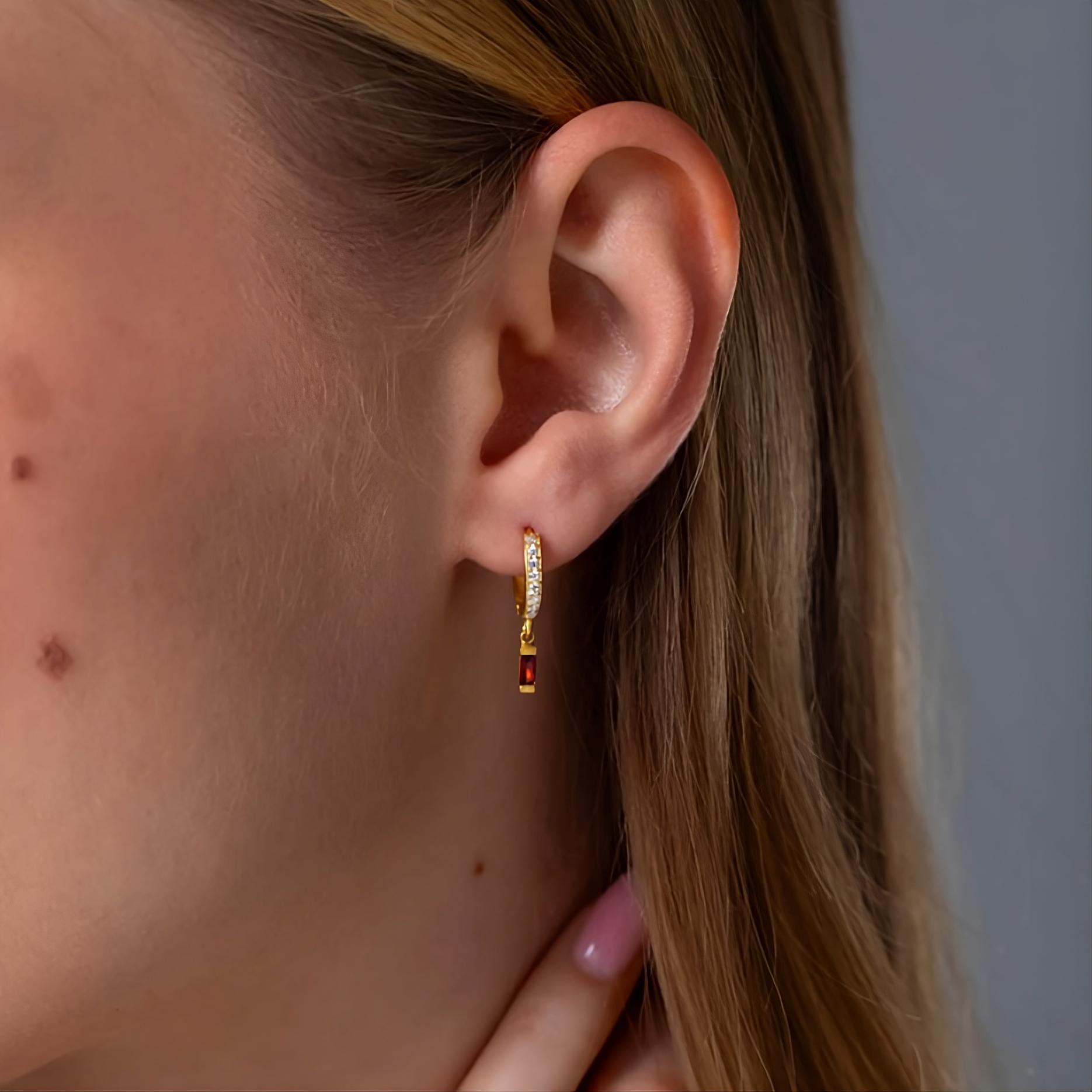 Diamond Drop Earrings