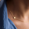 Sideways Clover Necklace