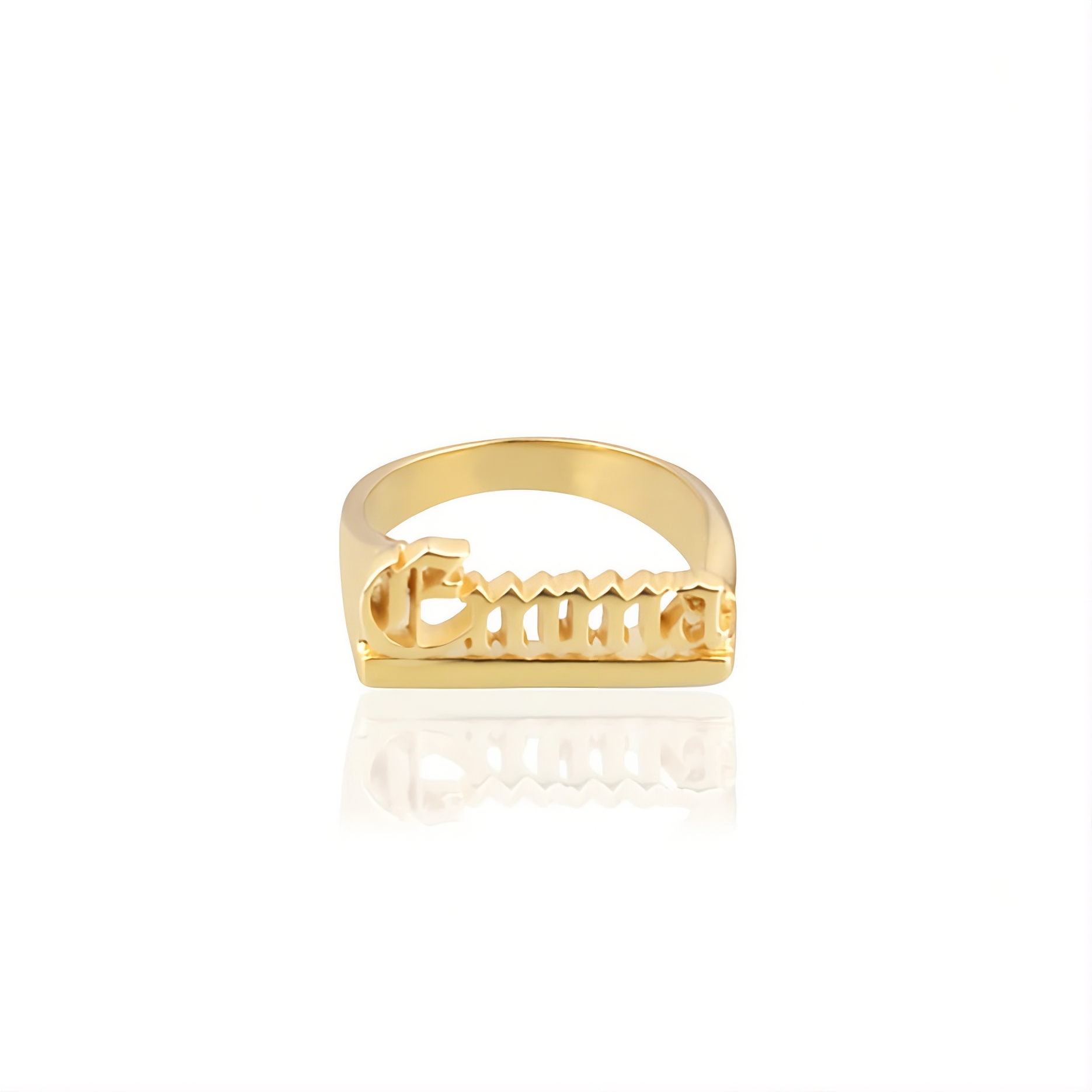 Gothic Name Ring