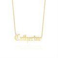 Gothic Name Necklace