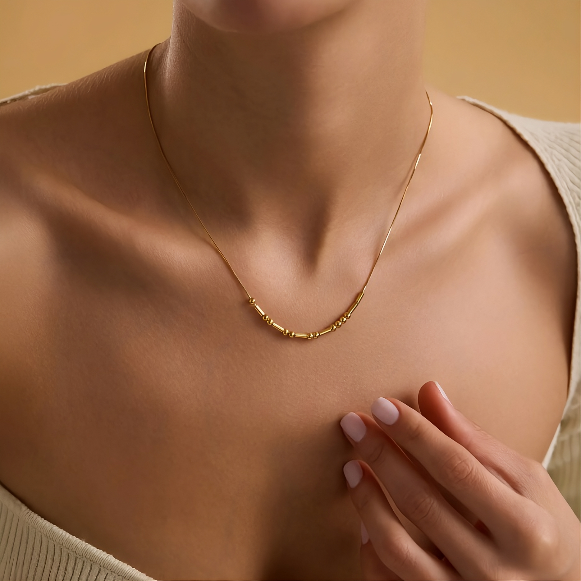 Morse Code Necklace