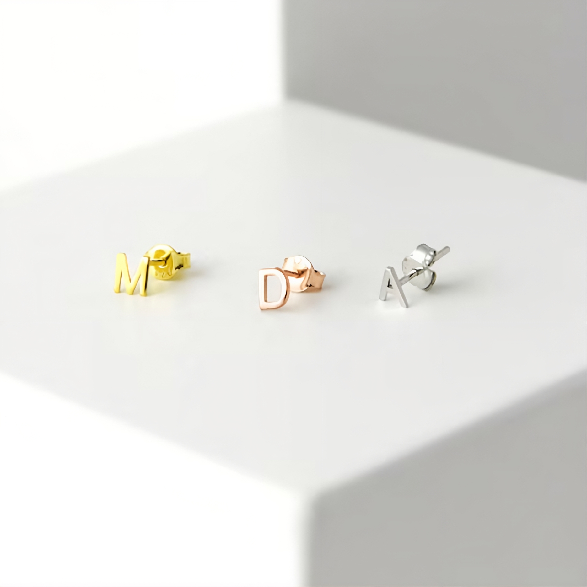 Initial Earrings