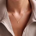 Birthstones Cross Necklace