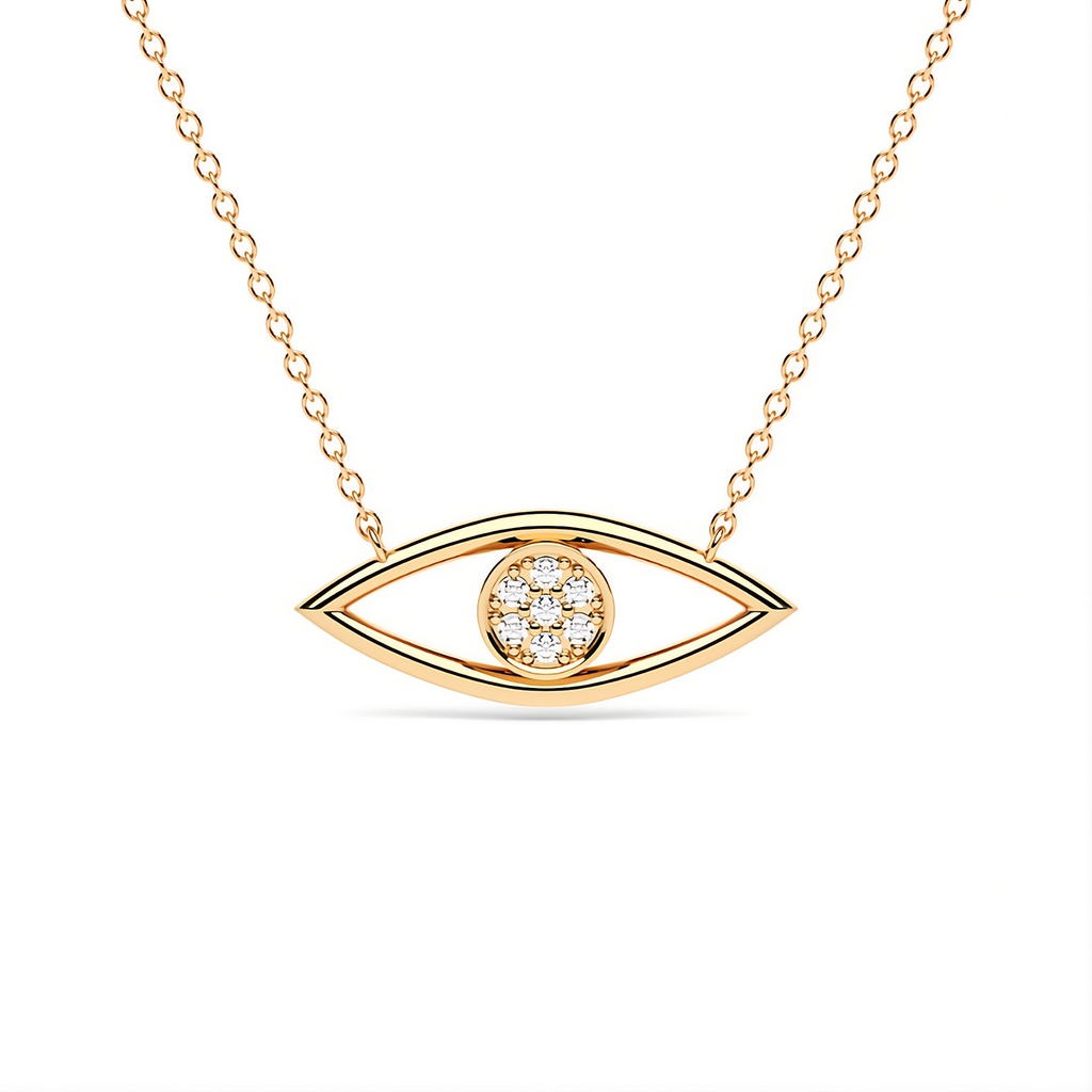 Minimalist Evil Eye Necklace