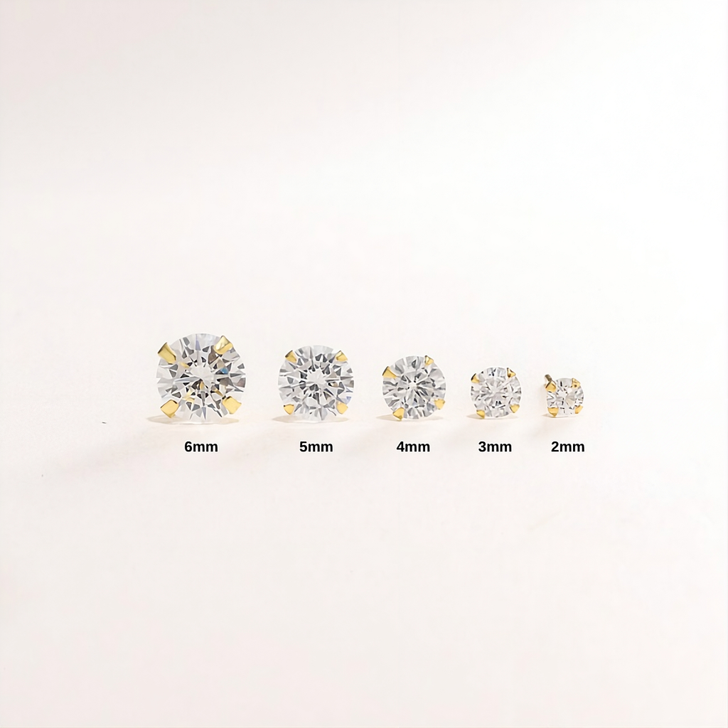Diamond Stud Earrings