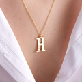 Large Initial Necklace