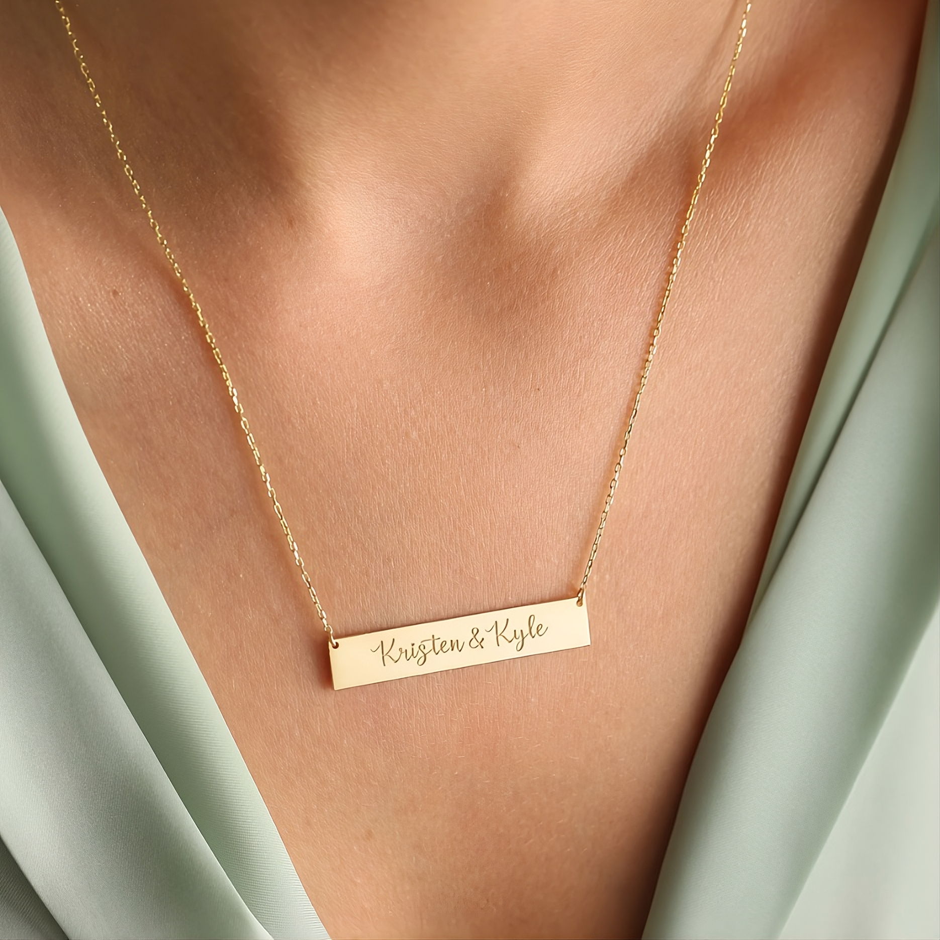 Name Bar Necklace