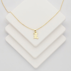 Gothic Initial Necklace