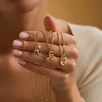Personalized Gold Initial Necklace