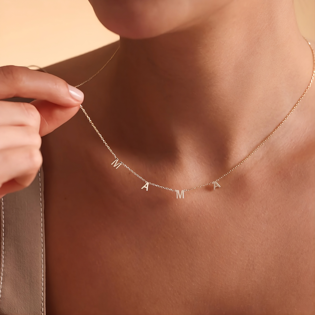 Mama Letter Necklace