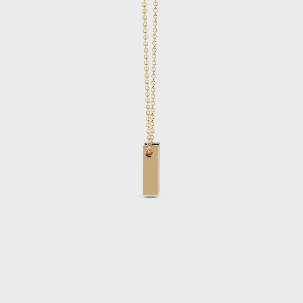 Initial Birthstone Necklace