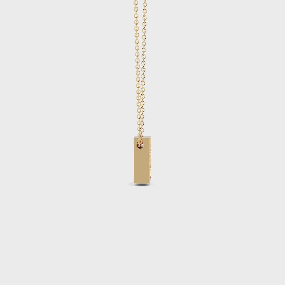 Pave Initial Necklace