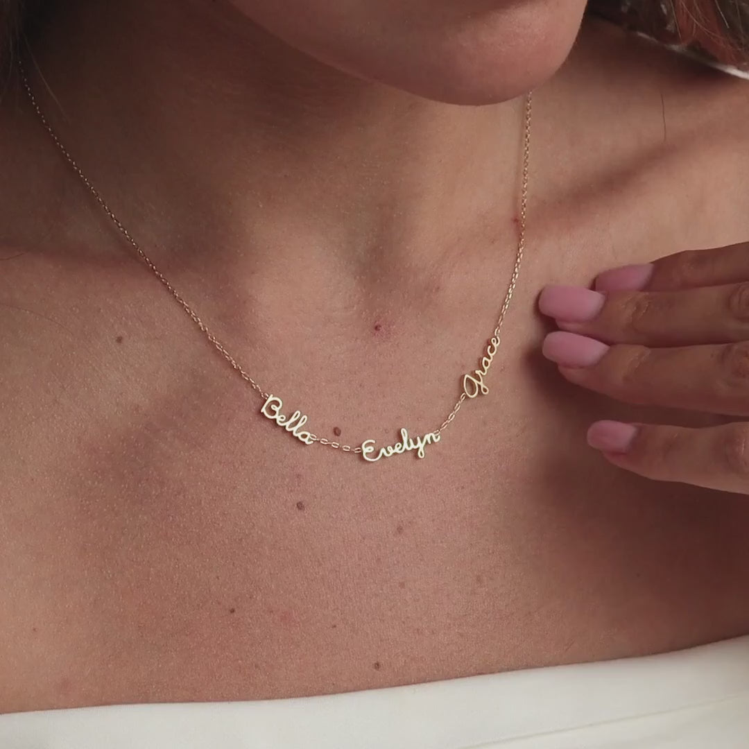 Multiple Name Necklace
