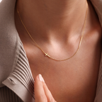 Sideways Cross Necklace