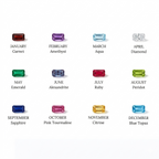 Baguette Birthstone Bracelet