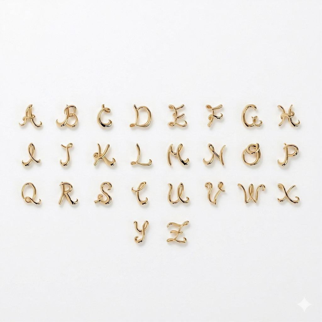Personalized Gold Initial Necklace