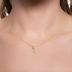 Gothic Initial Necklace