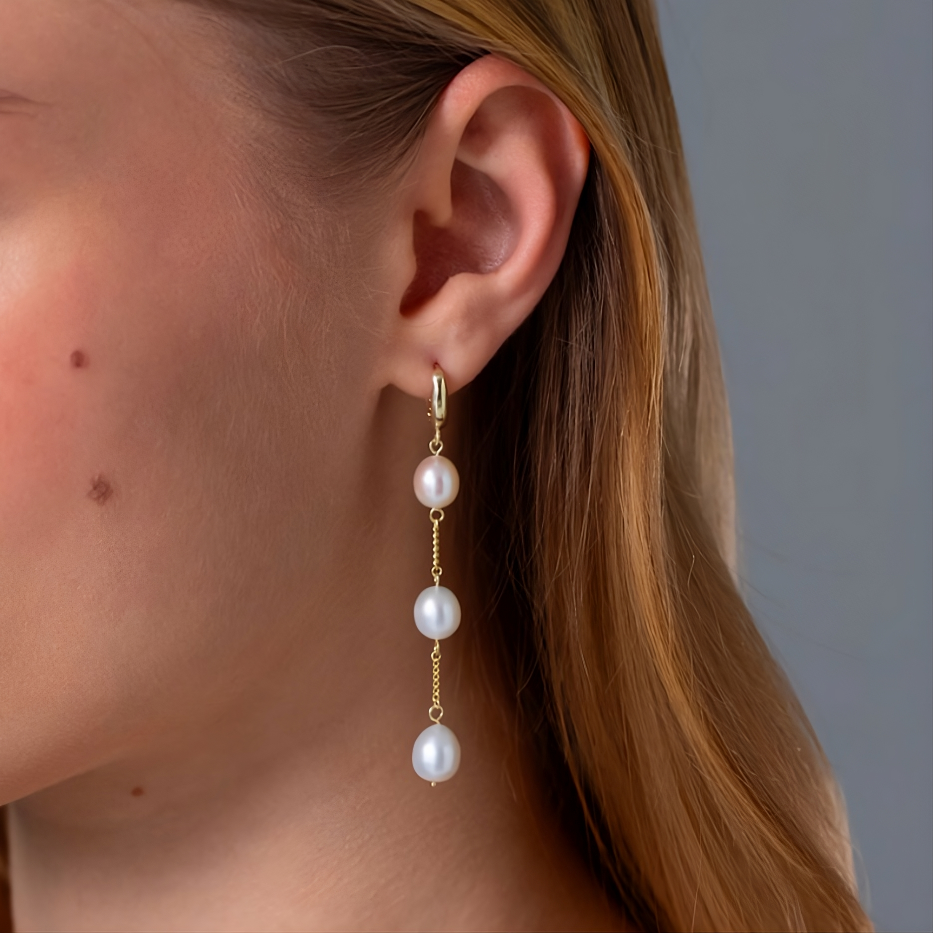 Freshwater Pearl Drop Earrings