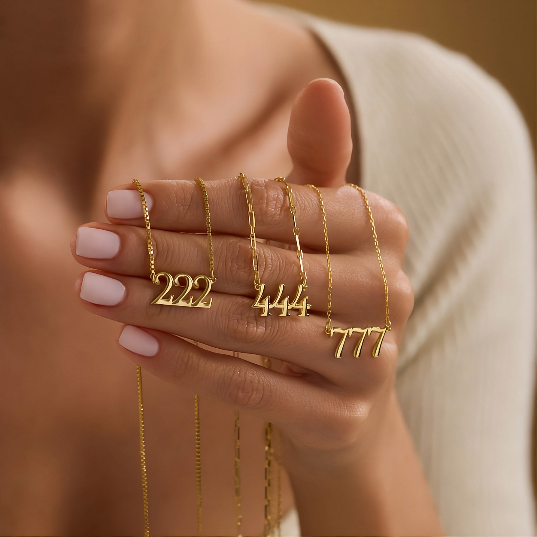 Custom Number Necklace