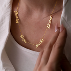 Multiple Name Necklace