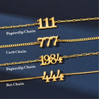Custom Number Necklace