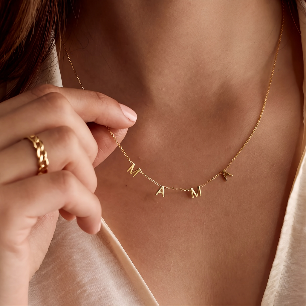 Mama Letter Necklace